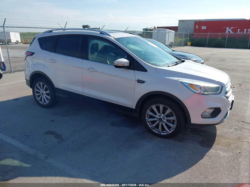 Vin: 1fmcu9j94hud41131, lot: 46345294, ford escape titanium 20171