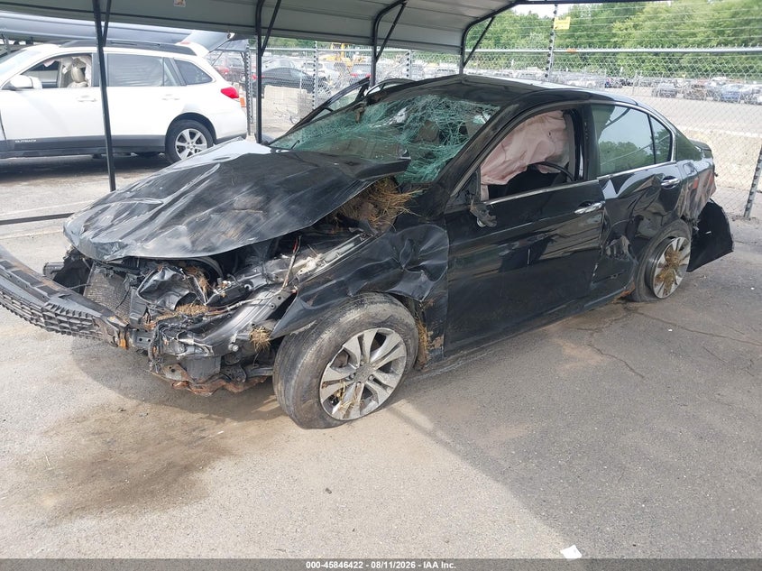 Vin: 1hgcr2f31da036684, lot: 46345330, honda accord lx 20132