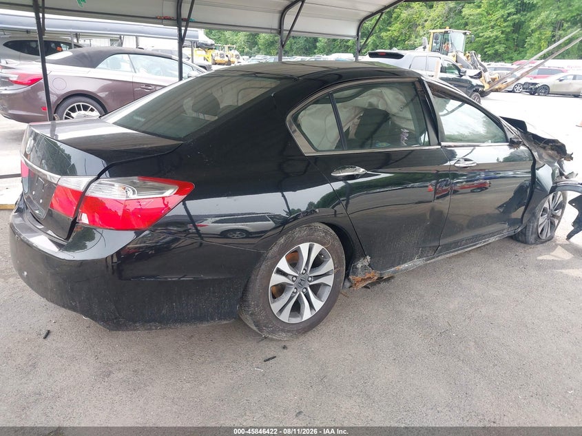 Vin: 1hgcr2f31da036684, lot: 46345330, honda accord lx 20134