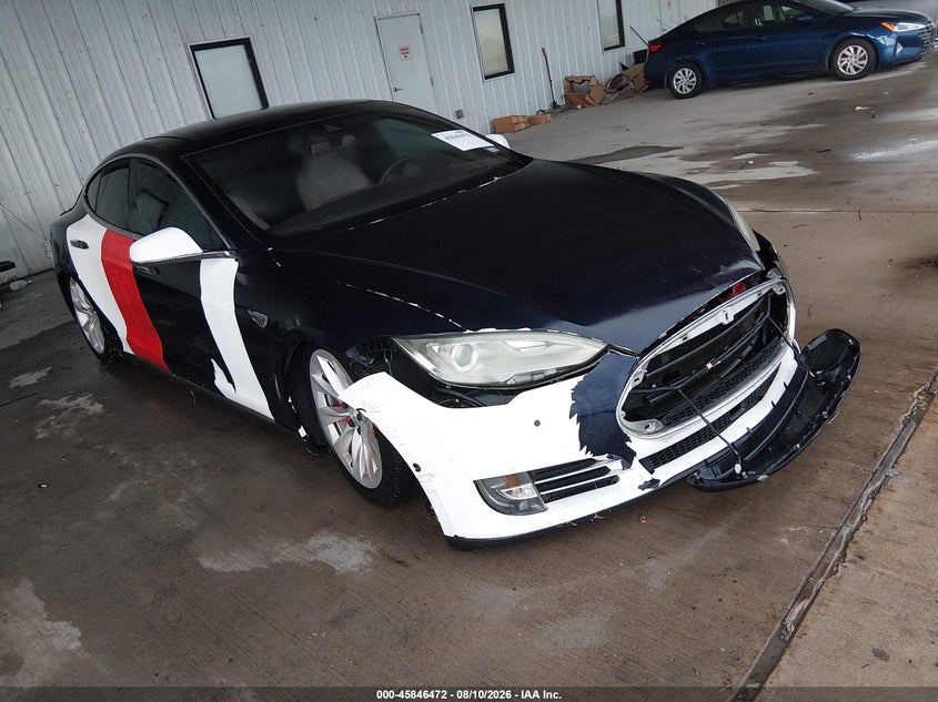 2015 Tesla Model S 70D/85D/P85D, Front, IAAI, VIN 5YJSA1H23FFP76120