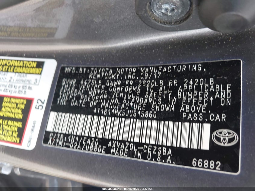 TOYOTA CAMRY - zdjęcie 9