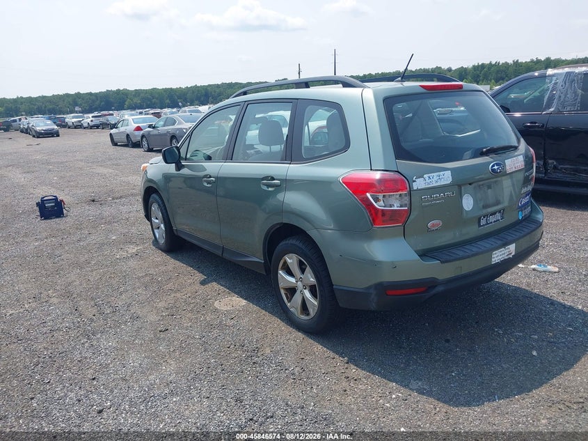 SUBARU FORESTER 2015 VIN JF2SJABC0FH467014