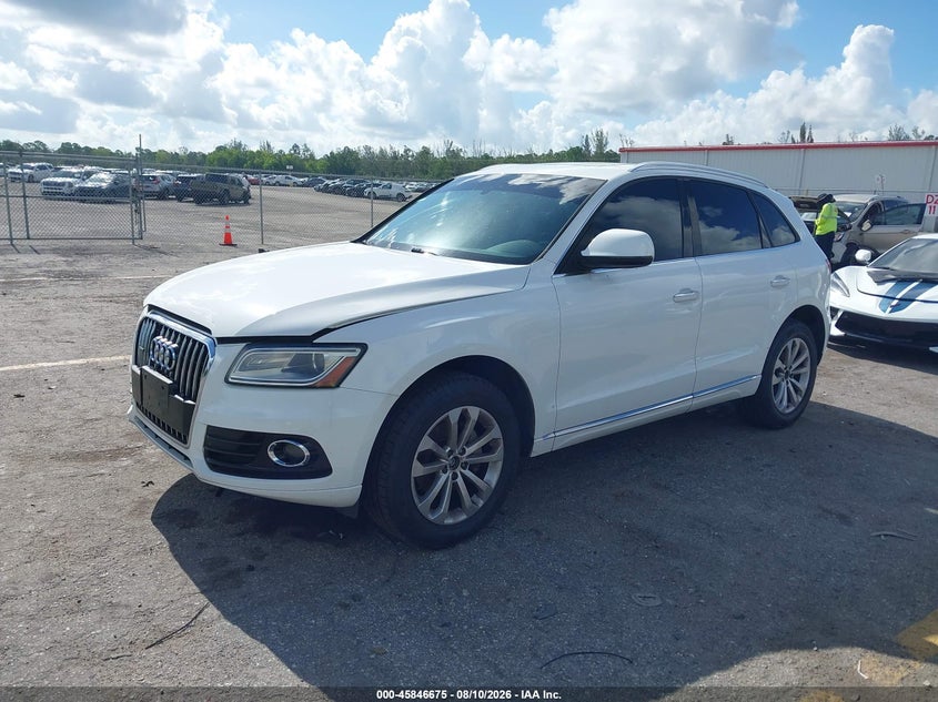 Vin: wa1c2afp0ga053393, lot: 46345608, audi q5 2.0t premium 20162