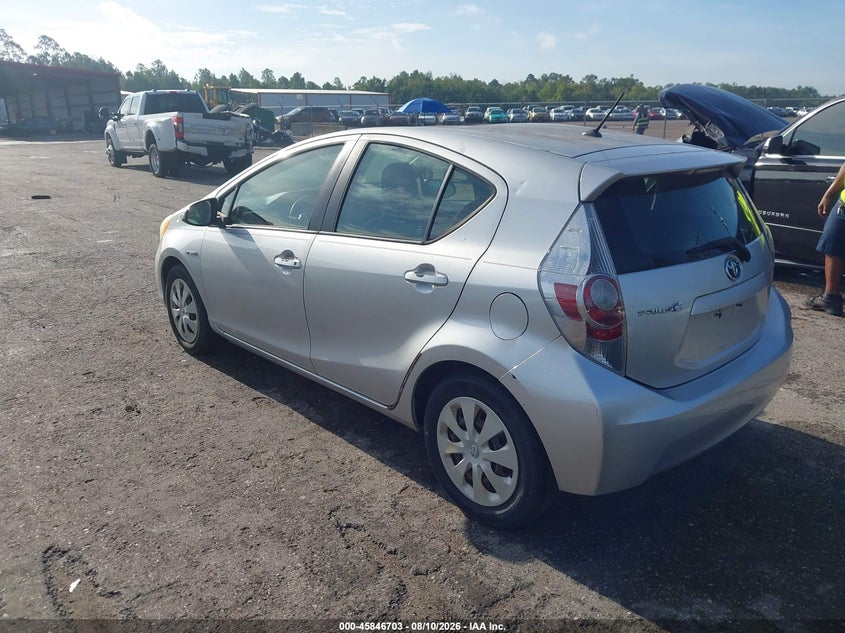 2012 TOYOTA PRIUS C auction photo 1