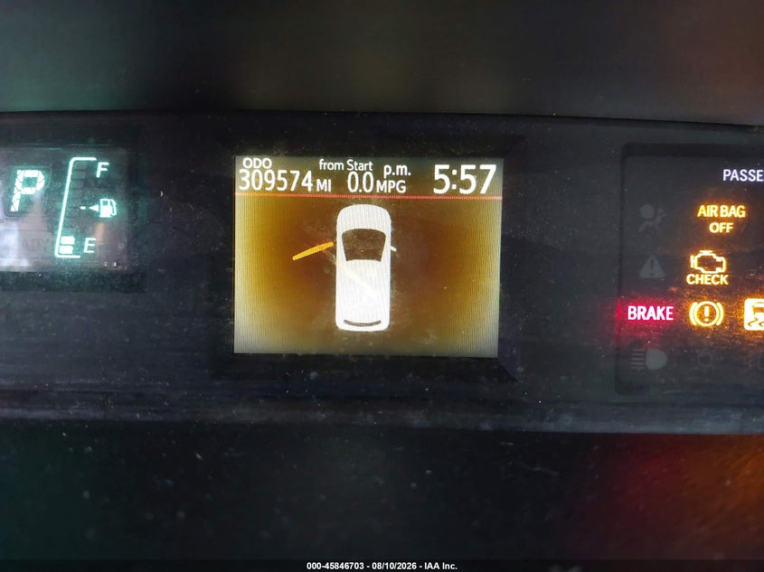 2012 TOYOTA PRIUS C auction photo 7