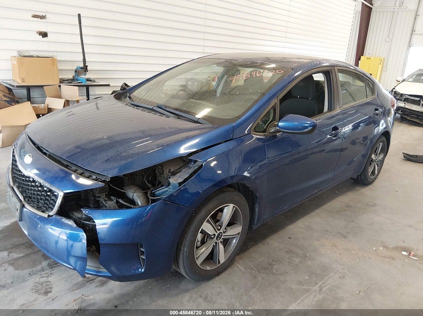 Vin: 3kpfl4a78je196802, lot: 46345653, kia forte lx 20182