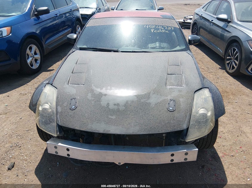 NISSAN 350Z 2003 VIN JN1AZ34D83T117016