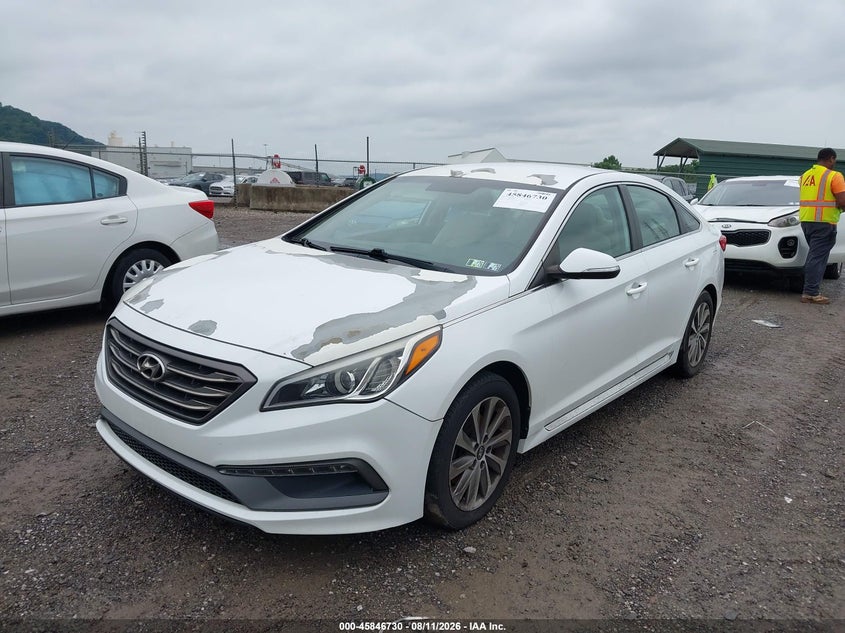 2015 HYUNDAI SONATA SEDAN 2.4L I-4 DI, DOHC, VVT, 185HP