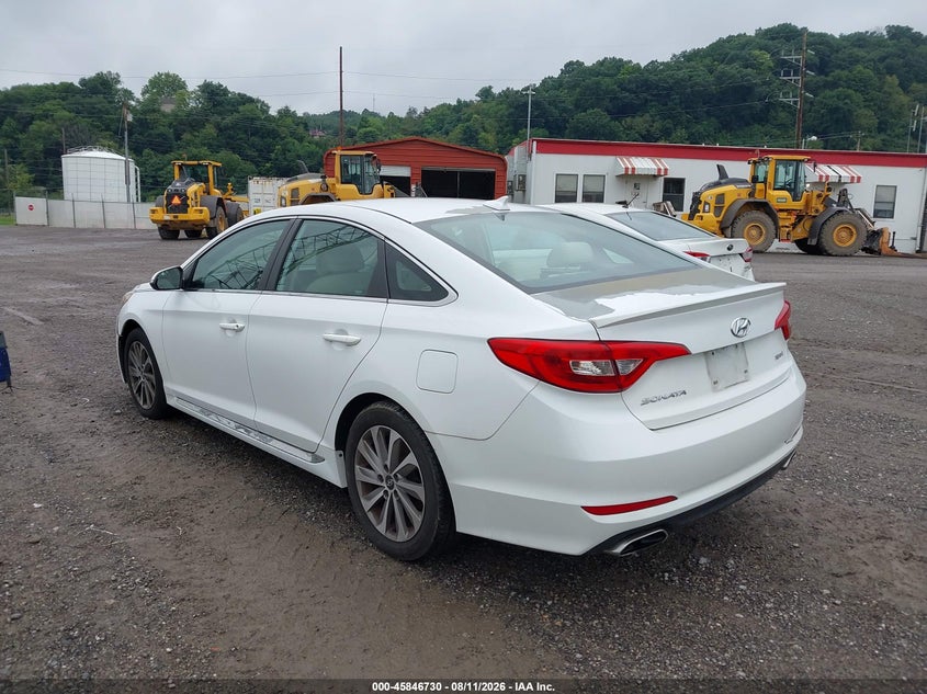 2015 HYUNDAI SONATA SEDAN 2.4L I-4 DI, DOHC, VVT, 185HP