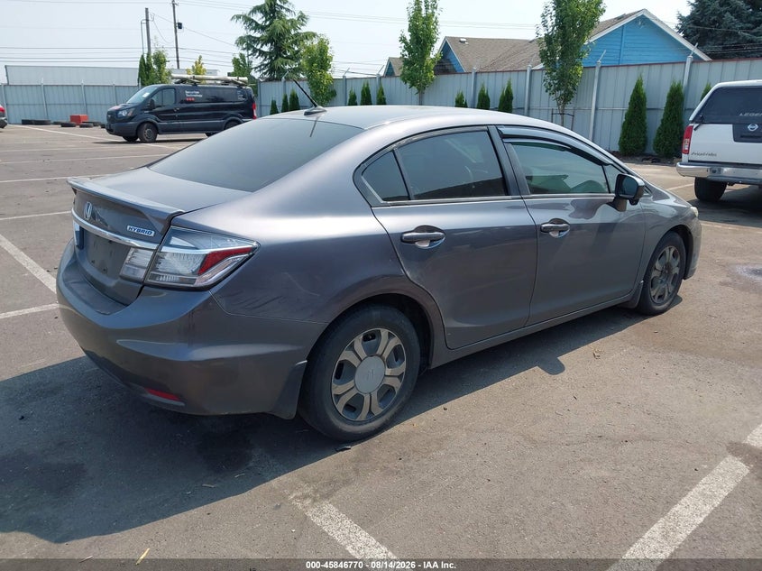 2014 HONDA CIVIC HYBRID auction photo 4