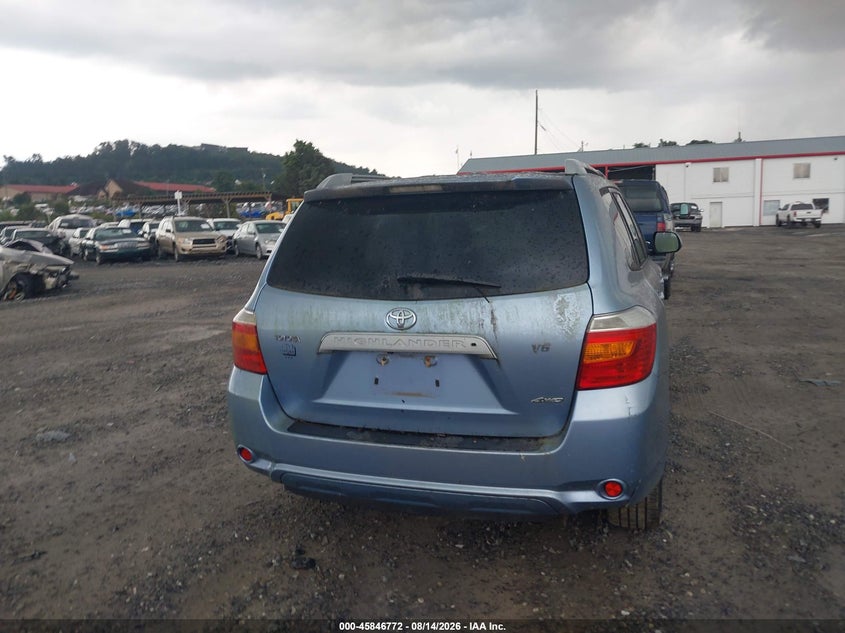TOYOTA HIGHLANDER 2008 VIN JTEES42A282101744