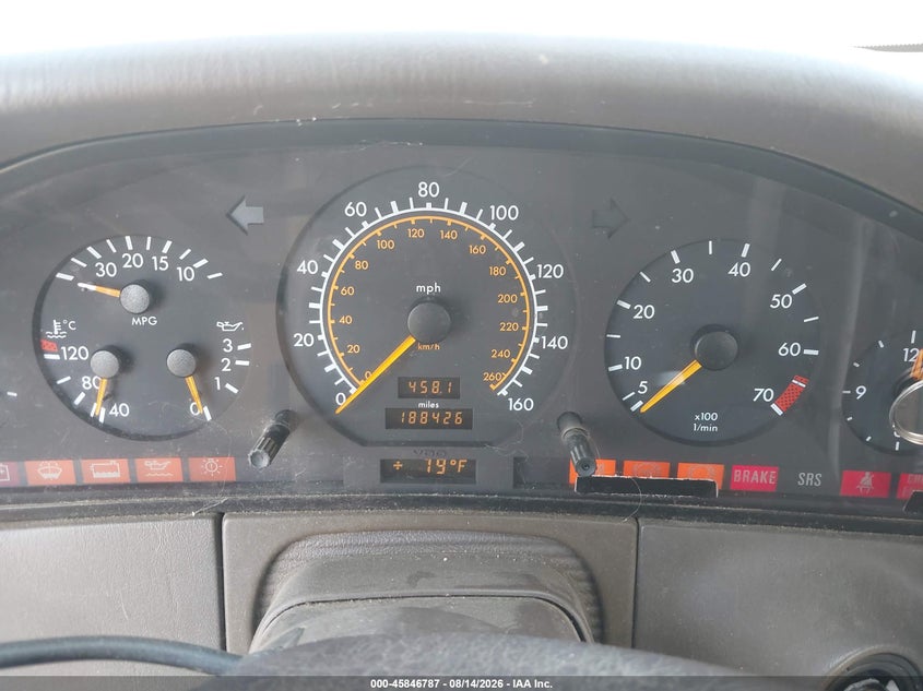 1995 MERCEDES-BENZ S auction photo 7