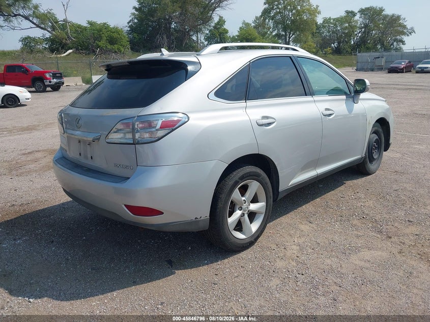 2010 LEXUS RX 350 auction photo 4