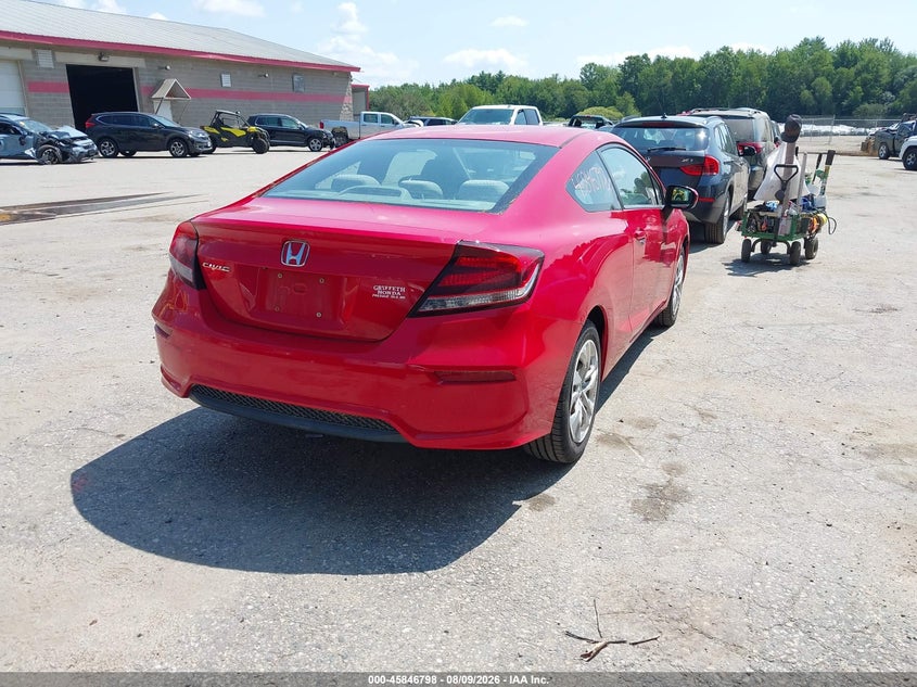 Vin: 2hgfg3b58fh510408, lot: 46345731, honda civic lx 20154