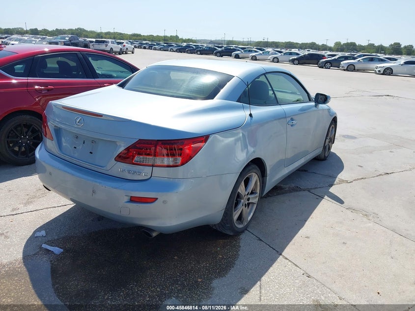 LEXUS IS 250C 2010 VIN JTHFF2C27A2512411