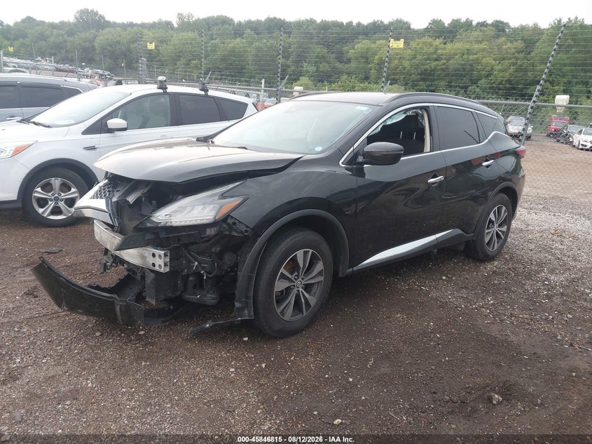 2020 Nissan Murano Sv Fwd, Front End, IAAI, VIN 5N1AZ2BJ2LN142266 — photo 2