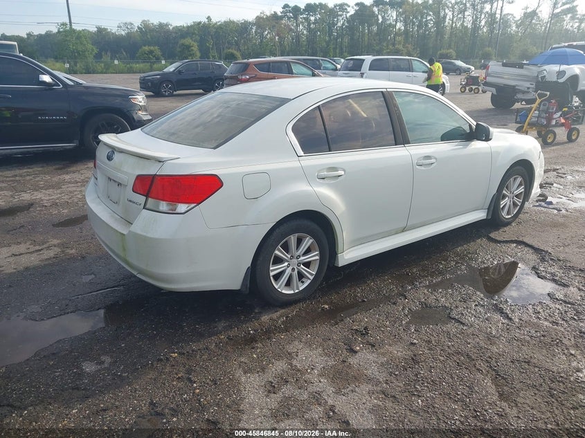 2012 SUBARU LEGACY auction photo 4