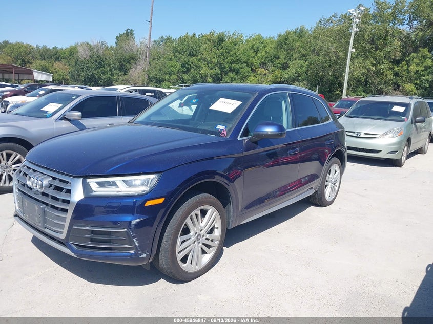 Vin: wa1cnbfy6j2032488, lot: 46345780, audi q5 2.0t premium/2.0t tech premium 20182