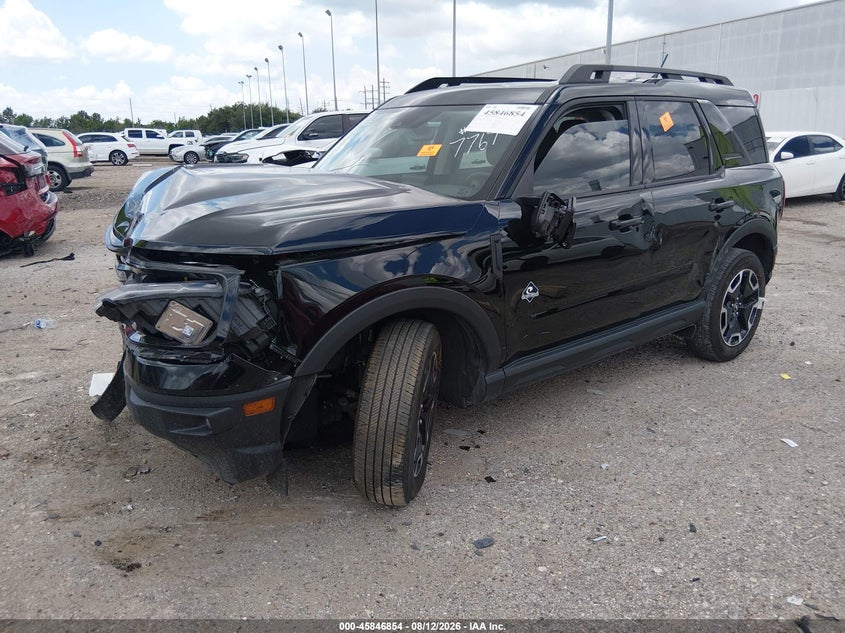 Vin: 3fmcr9c62rrf17767, lot: 46345787, ford bronco sport outer banks 20242