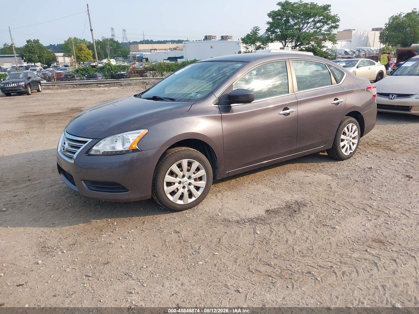 NISSAN SENTRA 2014 VIN 3N1AB7APXEL627238
