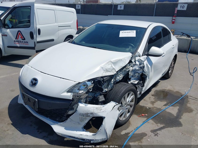 Vin: jm1bl1v89c1644244, lot: 46345812, mazda mazda3 i touring 20122