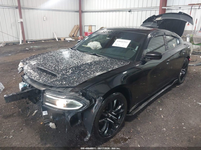 2017 Dodge Charger Se Rwd, Front & Rear, IAAI, VIN 2C3CDXBG4HH539933 — photo 2