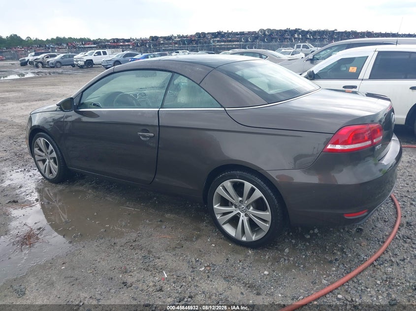 2013 VOLKSWAGEN EOS CABRIO 2.0L I-4 DI, DOHC, VVT, TURBO, 200HP