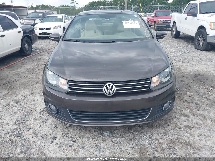 2013 VOLKSWAGEN EOS CABRIO 2.0L I-4 DI, DOHC, VVT, TURBO, 200HP