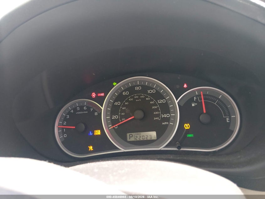 2010 SUBARU IMPREZA OUTBACK SPORT auction photo 7