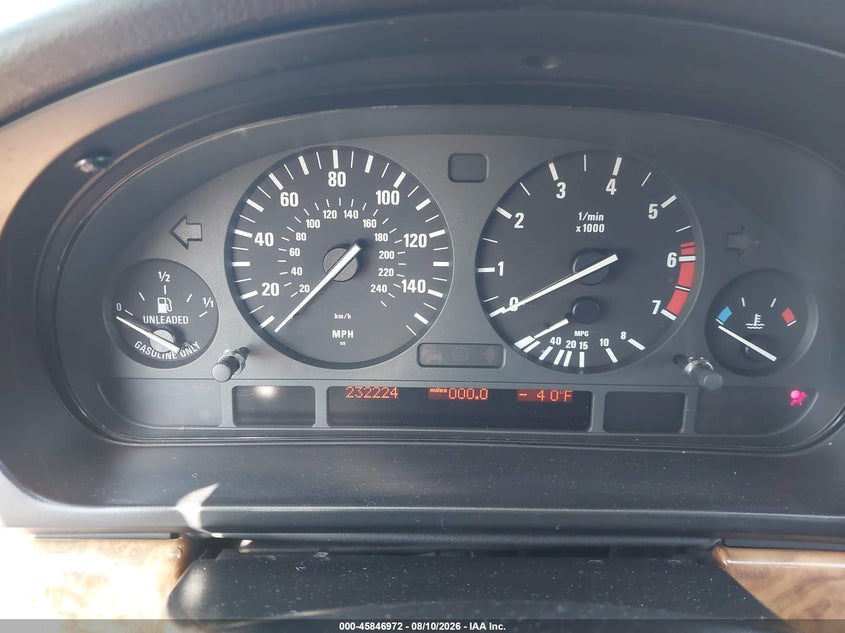 1998 BMW 540IA auction photo 7