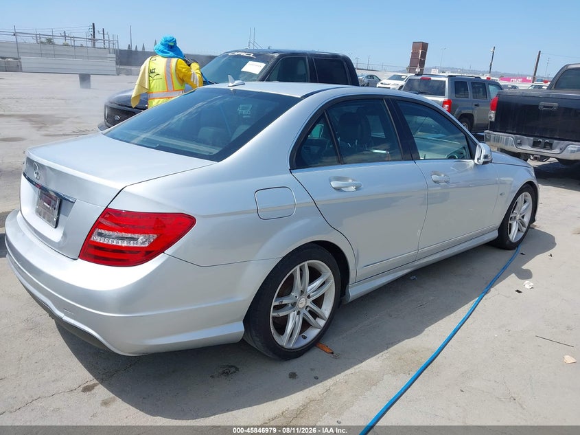 2012 MERCEDES-BENZ C 250 auction photo 4