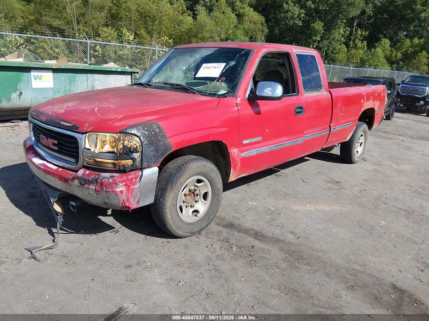 GMC SIERRA 2500 2000 VIN 1GTGC29U6YE158915