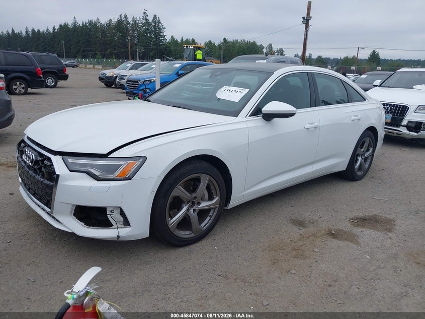 2024 AUDI A6 SEDAN 2.0L I-4 DI, DOHC, VVT, TURBO, 261HP