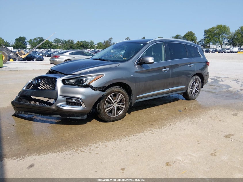 Vin: 5n1dl0mm6kc531142, lot: 46346071, infiniti qx60 luxe/pure 20192