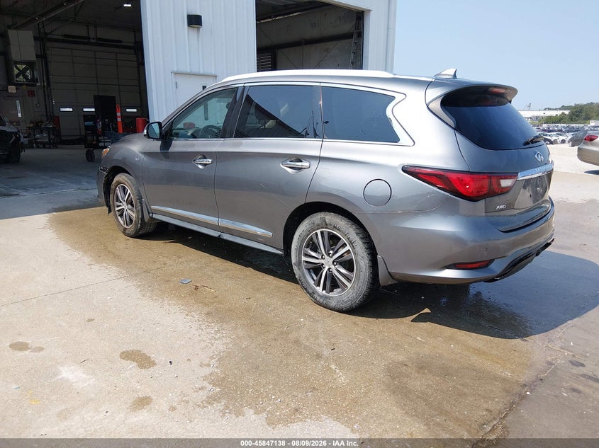 Vin: 5n1dl0mm6kc531142, lot: 46346071, infiniti qx60 luxe/pure 20193