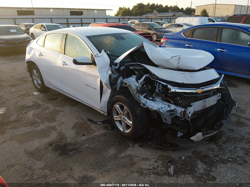 2020 Chevrolet Malibu Fwd 1Fl, Front, IAAI, VIN 1G1ZC5ST9LF142649