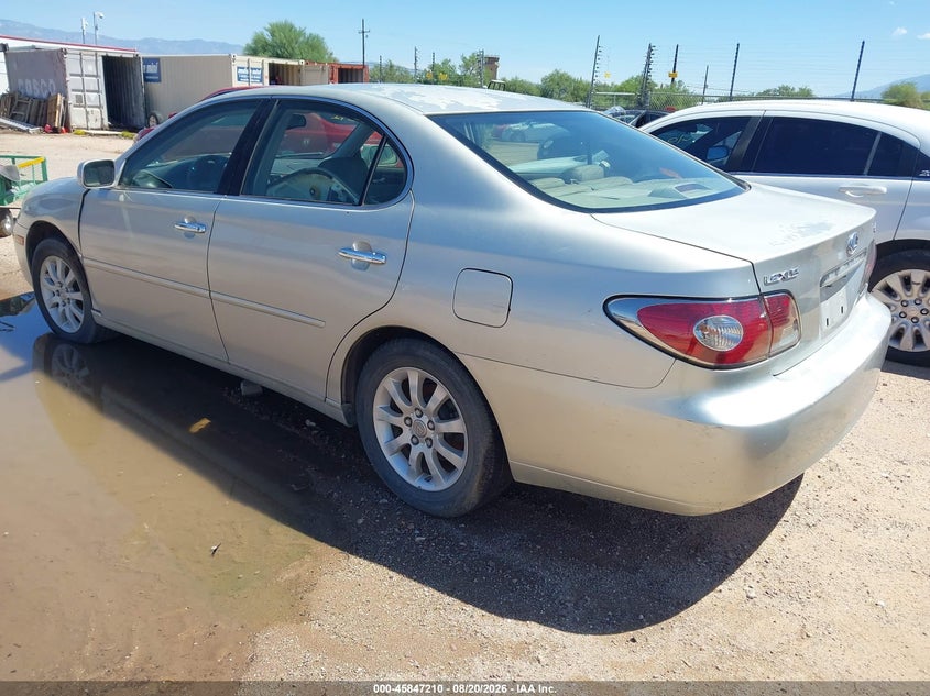 2003 LEXUS ES SEDAN 3.0L V-6 DOHC, VVT, 210HP