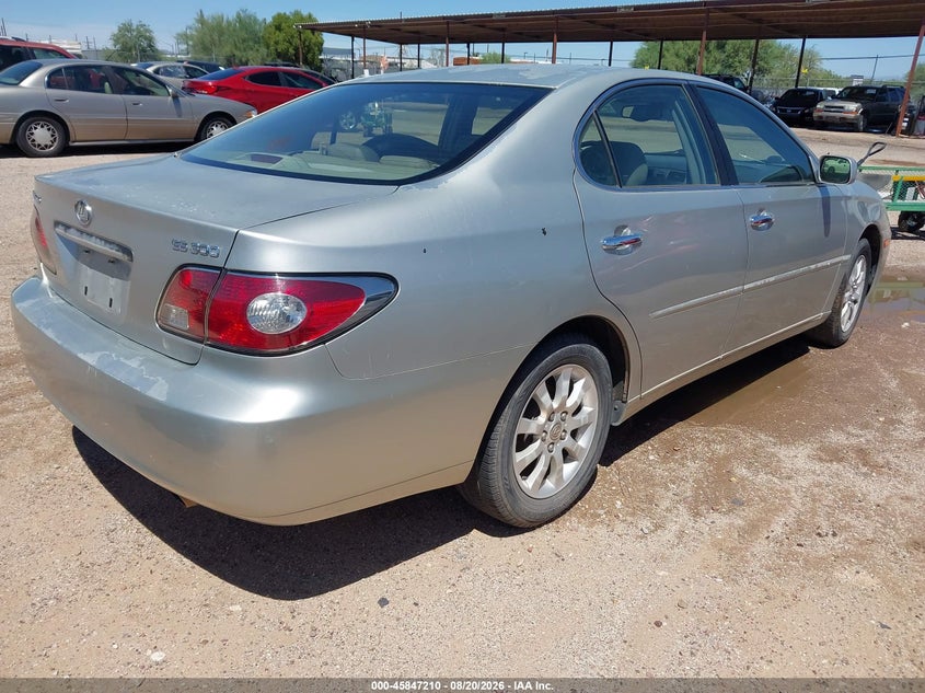2003 LEXUS ES SEDAN 3.0L V-6 DOHC, VVT, 210HP