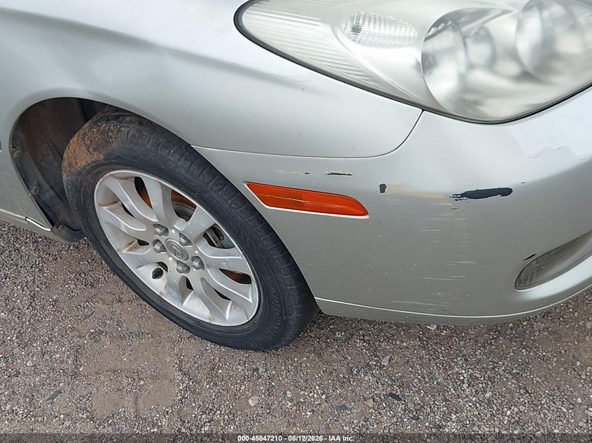 2003 LEXUS ES SEDAN 3.0L V-6 DOHC, VVT, 210HP