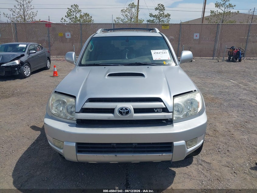 2005 TOYOTA 4RUNNER SPORT UTILITY VEHICLE 4.7L V-8 DOHC, VVT, 270HP