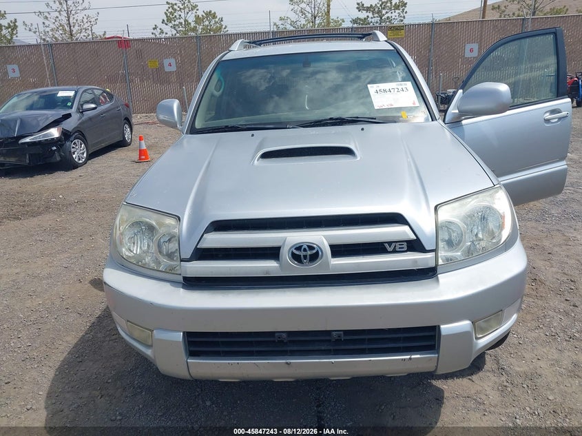 2005 TOYOTA 4RUNNER SPORT UTILITY VEHICLE 4.7L V-8 DOHC, VVT, 270HP