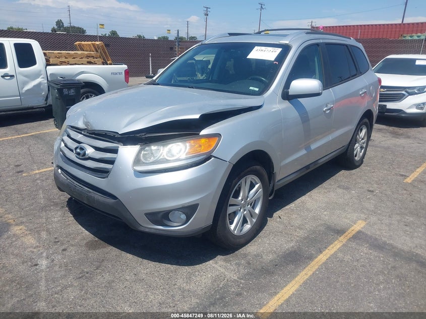 Vin: 5xyzk3ab3cg134762, lot: 46346182, hyundai santa fe limited 20122