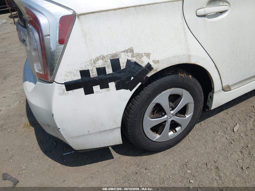 2012 TOYOTA PRIUS HATCHBACK 1.8L I-4 DOHC, VVT, 98HP
