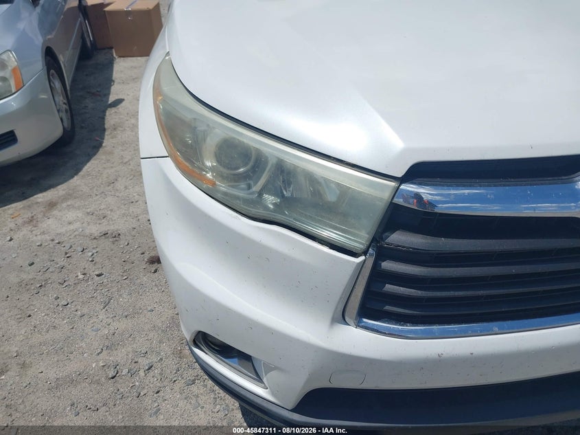 TOYOTA HIGHLANDER 2015 VIN 5TDDKRFHXFS155271