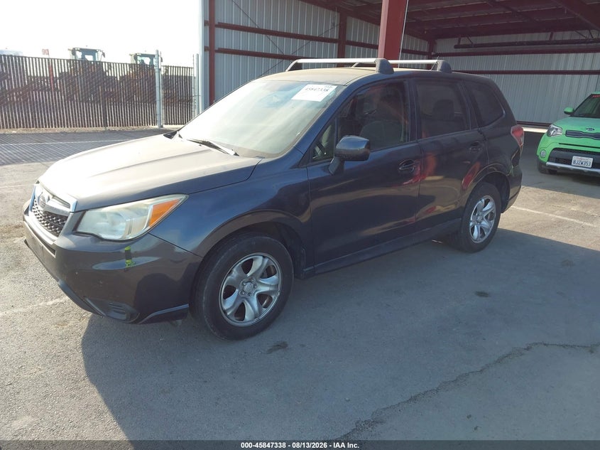 2014 Subaru Forester, Обычный износ, IAAI, VIN JF2SJAAC0EH445465 — фото 2