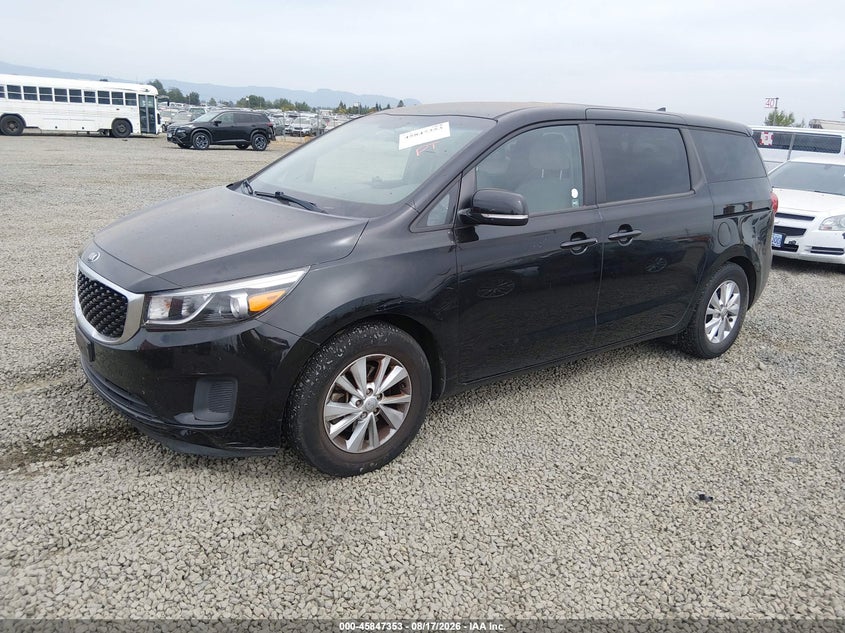 2017 Kia Sedona, Звичайний знос, IAAI, VIN KNDMB5C1XH6230358 — фото 2