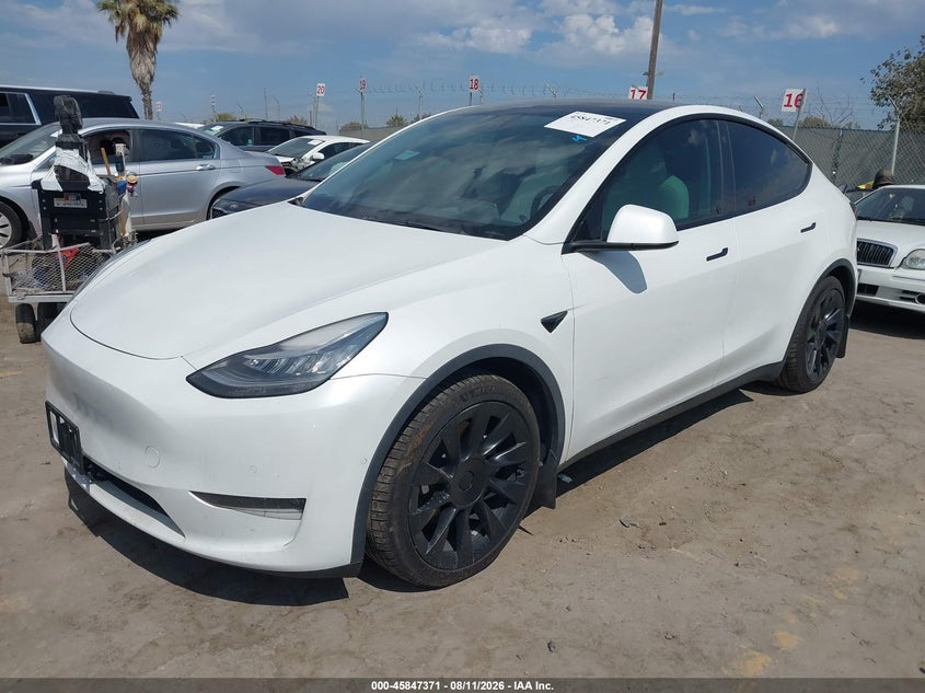Vin: 5yjygdee9mf212364, lot: 46346304, tesla model y long range dual motor all-wheel drive 20212