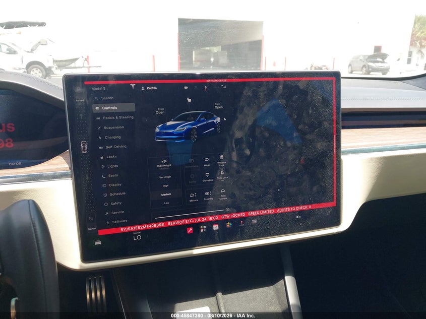 2021 TESLA MODEL S HATCHBACK ELECTRIC