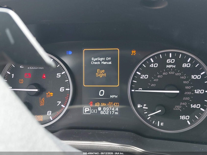 2024 SUBARU XV SPORT UTILITY VEHICLE 2.0L H-4 DI, DOHC, VVT, 152HP