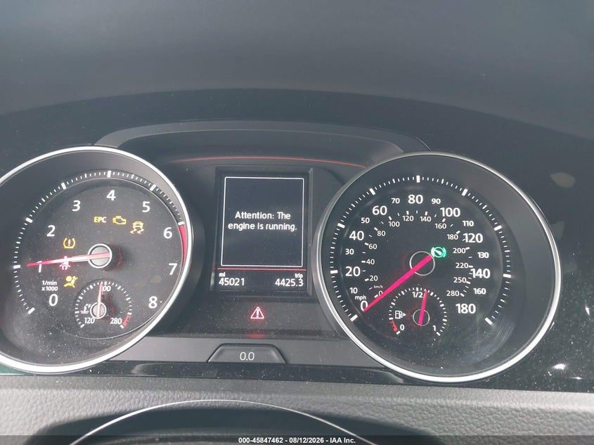 VOLKSWAGEN GOLF GTI 2020 VIN 3VW6T7AU9LM002534